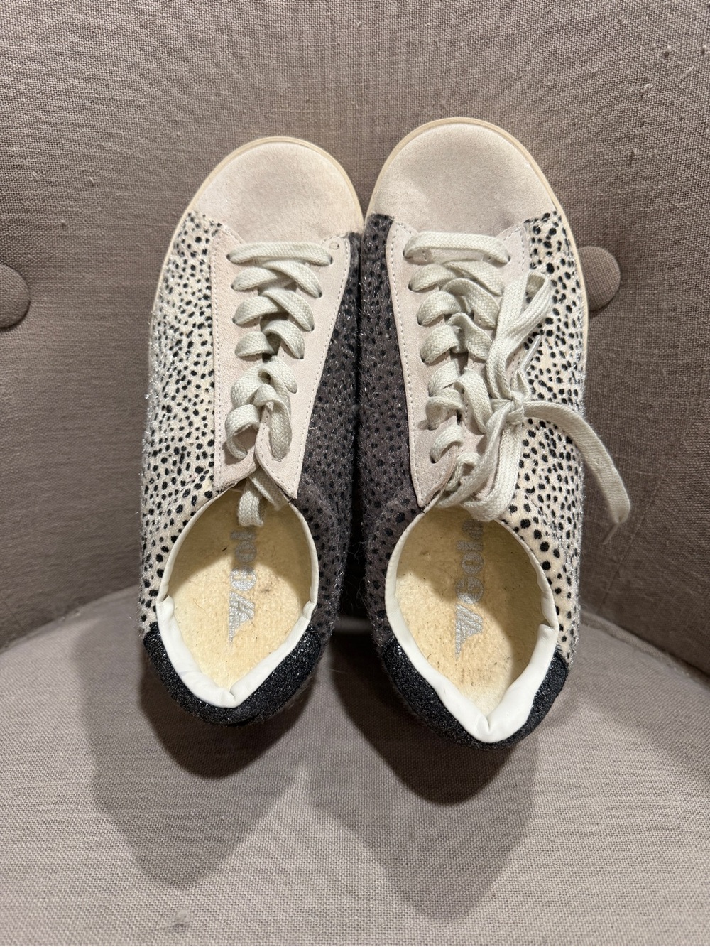 Gola Nova Cheetah Sneakers Women’s Size 7 Spotted Suede Leather Low Top